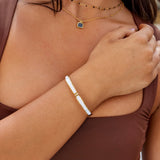 Bracelete Ouro Sahara Branco